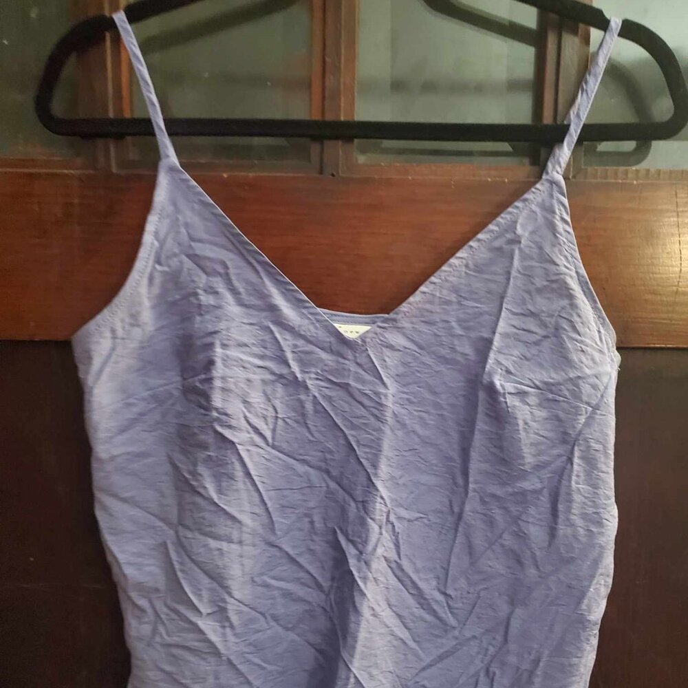 a new day Blue Spaghetti Strap Tank Top
